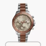 Fossil Dual Tone Gold Silver Men Watch